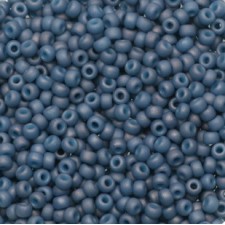 Miyuki rocailles Perlen 11/0 - Opaque matte luster light denim 11-2038